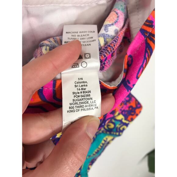 Lilly Pulitzer Callahan Short 4 Small Preppy Coastal Bright Vacation Tropical - Picture 8 of 10